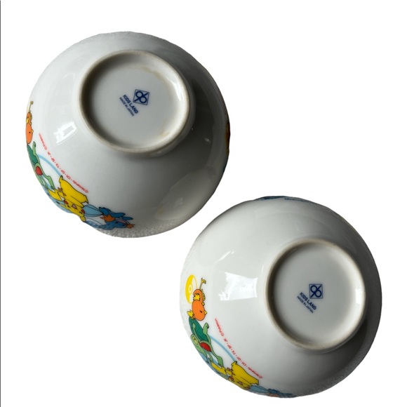 POKÉMON VINTAGE POCKET MONSTERS PORCELAIN RICE BOWLS, SET OF TWO, MADE IN JAPAN - Picture 7 of 11